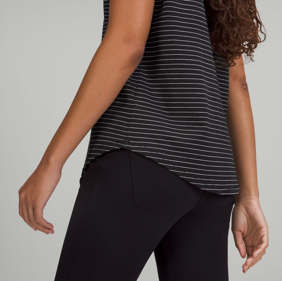 Lululemon Stripped V - Neck T - Shirt - Picture 4 of 7